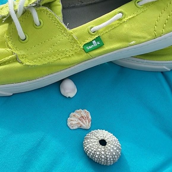 Sanuk Yellow Surfer Boat Shoes - Picture 5 of 5